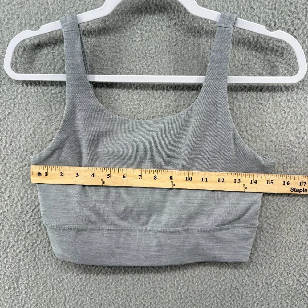 Nike Yoga Dri-Fit Sports Bra Tank Top Gray Medium DR7795-073